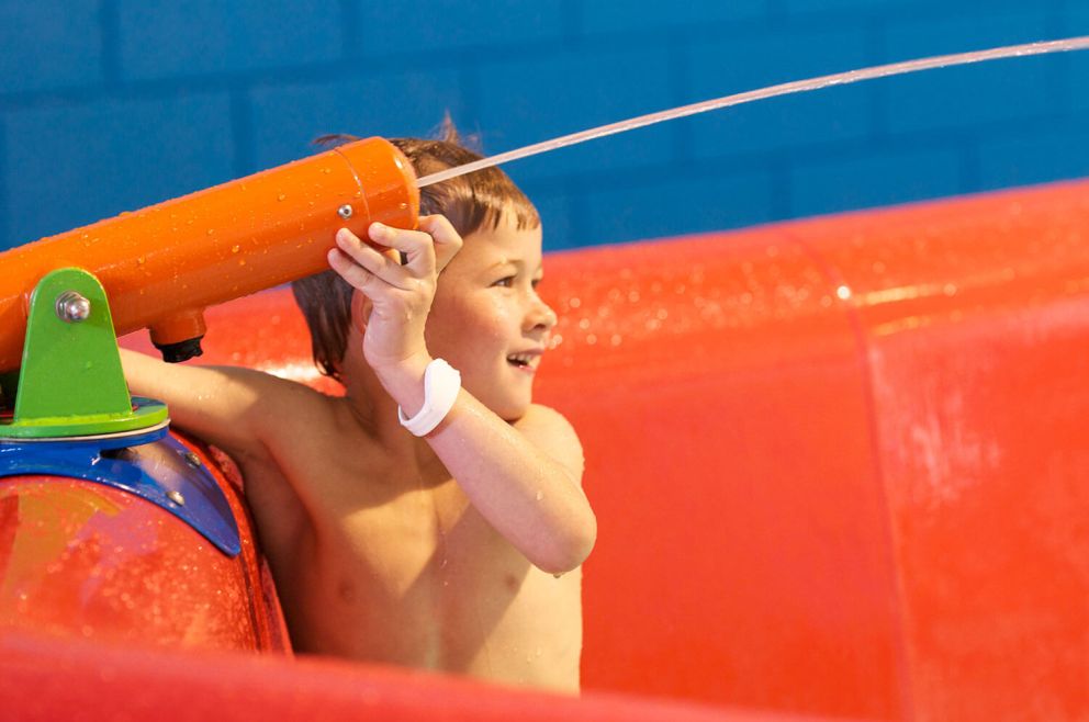 Child with Water Gun