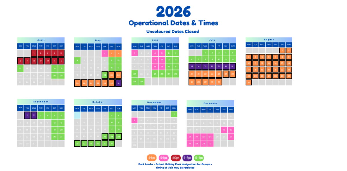 Operational Dates with Peak Designated days